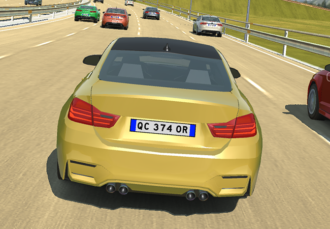 When the world blurs, the race begins.